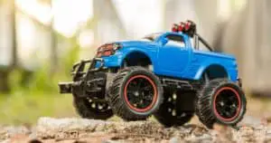 image of one of thebest remote control cars for kids with all terrain tyres