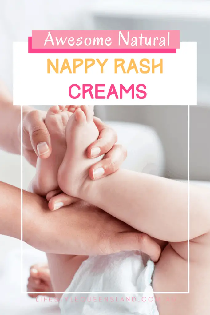 Mum applying one of the best nappy rash cream Australia offers to a baby's bottom